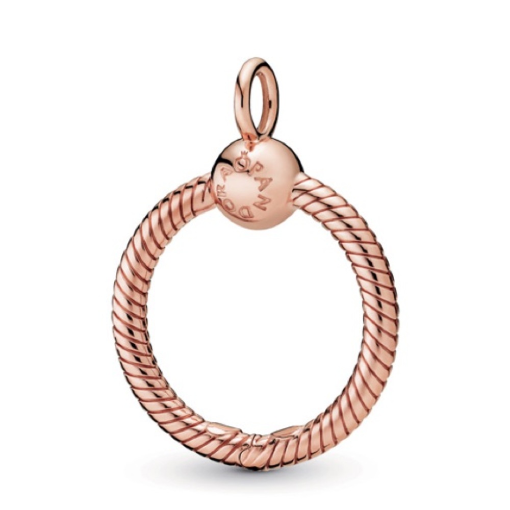 Pandora Rose Small O Pendant Charm Carrier - 388296